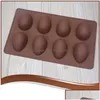 Stampi da forno Mod portatile Strumenti fai da te riutilizzabili Cioccolato Sile Conveniente Stampo per donna Uomo Forniture per la cucina Pasqua 3 9Sy K2 Drop Deliver Dhltc