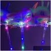 Party Favor Led Butterfly Light Sticks Lysande Fairy Wing Wand Stick Evening Toys ADT Child Usef Wholesale 3 9HC H1 Drop Delivery H Dhtuk