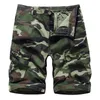 Pantaloncini da uomo per l'estate Casual Trouers Beach Green Camouflage Military Cargo Work Man Pantaloni corti OverSize 2940 230714