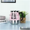 Muggar Ny Matic Self Stirring Magnetic Mug Creative rostfritt stål Kaffemjölk Mixing Cup Blender Lazy Smart Mixer Thermal 20211228 DHZ02