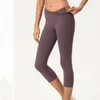 Lente en zomer nieuwe lijn zonder schaamte, naakt yoga leggings cropped broek hoge taille heupheffen slim fit sport fitness broek dames leggings