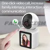 AI Bidirecional Vigilância Visual Chamada de Vídeo Câmera IP Casa Wi-Fi Interno 2.4G Cam CCTV Rastreamento Automático Segurança Baby Monitor
