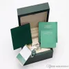 Thout Caffence Dark Green Watch Box Gift Woody Case для R Tage Card Card Card и Papers Swiss Watch Box257d