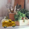 Garden Decorations Creative Truck Flower Pot Retro Planter Living Room Bedroom Decor European Vase Desktop Plant Pot Garden Decoration Blomma Krukor L230715