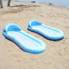 Sand Play Water Fun Summer Air Madrasses Uppblåsbar vatten Sovande säng Floating Lounger Air Madrass Outdoor Toys Spela Row Inflatable Air Bed 230714