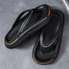 Slippers T-shaped slippers Men's cloud slider EVA summer shoes Memory foam pillow slider Genuine clip on toe arch support beach sandals 230714