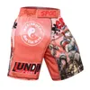 Pantaloncini da uomo Cody Lundin Allenamento MMA di alta qualità per uomo Logo personalizzato Stampa 3D Uomo Nero Palestra traspirante Abbigliamento sportivo elastico