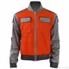 Retour vers le futur Marty Mcfly Veste Costumes Cosplay Manteau Adulte2656