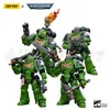 Military Figures JOYTOY 1/18 Action Figure 4PCS/SET 40K Salamanders Intercessors Anime Military Model 230714