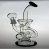 Exciting Double Recycled Glass Water Pipe Bong 8.5 size with 14.4mm Fitting for Men and Women