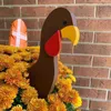 Planters Pots Turkey Garden Decoration Turkey Wood Garden Decor Turkey Garden Decoration Insert Thanksgiving Turkey Centerpieces For Garden L230715