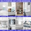 Другая кошка поставляет 4000 мАч интеллектуальной очиститель запаха для кошек для кошачьего ящика дезодоорации для собачьего туалета.