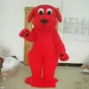 2019 Factory Red Dog Clifford traje da mascote Adequado para os diferentes festivais EMS 262b