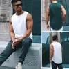 Débardeurs pour hommes été séchage rapide sport t-shirts pour hommes couleur unie sans manches Gym Muscle débardeur Fitness hauts de gymnastique musculation course t-shirts 230714