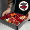 Set di stoviglie Sashimi Sushi Box Bento Adult Plastic Lunch Anguilla Storage Snack Boxes per adulti giapponesi