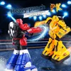 RC Robot 2.4g Parco divertimenti Induzione somatosensoriale Robot da battaglia Musica Illuminazione Coppia grande Battaglia interattiva Boxe Giocattoli Regalo di compleanno 230714