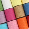 ジュエリーポーチ1roll Quality Hand-knitting Paperラフィアリボンロールロープストローボールギフトラッピングパッケージパイプ