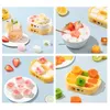 Baking Moulds Ice Storage Box Soft Cartoon Design Food Grade Juice Pudding Cube Mold Freezer Accessories