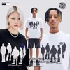 Мужские рубашки T Madeextreme Portrait Print Print Print Fort Fut Fut Streatwear Streetwear Негабаритная рубашка прибывает 2023 мужчины повседневные футболки