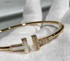 Mode T -armband Bangle Fade Rose Gold Sterling Silver Opening Birthday937717611111