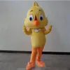 Mascote profissional de pintinho amarelo dos desenhos animados Little Cute Birds Kit de fantasia personalizado fantasia mascote tema vestido extravagante carnava co332W