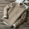 Männer Pullover 2023 Casual Herbst Mode Streifen Farbe Block Strickwaren Jumper Pullover Pullover Verkauf Material Baumwolle Herren