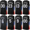 Gedrukt Man Vrouw Basketbal Jalen Brunson Jersey 11 Donte DiVincenzo Miles McBride 2 Evan Fournier 13 Mitchell Robinson 23 Julius Randle 30 Quentin Grimes 6 Shirt