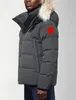 Wintermänner Jacken echter Kojote -Pelzdesigner Homme Puffer Windbrecher Jassen Outerwear Kapuze mit VierRure Manteau Down Jacke Coat Jacke