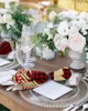 Masa peçete tartan desen peçeteleri kumaş set mendil yemeği düğün ziyafet partisi dekorasyon