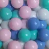 パーティーバルーン7cm/50pcs環境に優しい色のボールピットソフトプラスチックオーシャンボール透明水波ボールおもちゃ230714