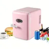 Portable Drink Cooler Mini Refrigerator Makeup Small Hotel Bar Mini Fridge Car Compact Refrigerators