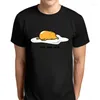 T-shirt da uomo Yoga Lazy Egg T-shirt a maniche corte stampata alla moda Estate coreana High Street Abiti vintage larghi 2023