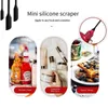 Köksredskap Walfos matklass Non Stick Butter Silikon Spatula Set Heat Resistant Kitchen Scraper Spatulas Mini 230714