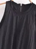 Dwuczęściowa sukienka NlZgmsj Traf 2023 Summer Black Bubble Bluzka Top Wysokie pasy Stylne spódnice dla kobiet garnituru Streetwear 230715