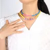 Choker Kelitch Summer Shinning Halsband Heishi Beads Strand Women Fashion Jewelry