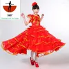 Bühnenkleidung Mädchen Flamenco-Kleid Spanischer Tanz Zigeunerrock Frau Leistung Spanien Traditionelle Stierkampfkostüme 100-150 cm DL4219