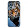 Capa de telefone para Xiaomi Redmi Note 11T 5G PRO PLUS Global Black Tpu Lion Wolf Tiger Dragon