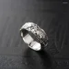 Bagues en grappe Bague en argent sterling 925 pour femmes Bijoux fins Arrivée Wide Carp Surplus annuel