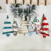 Kerst Tree Decoratie Wooden Kerstmis hanger Kerstmis ornament Decoratie voor Home Natal Adornos de Navidad 2019 Tafel Decor Q179R