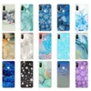 För Xiaomi Mi A2 Lite Case Silicon Soft TPU Back Phone Cover Xiomi Bags Bumper Marble Snow Flake Winter Christmas