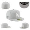 كل فريق More Casquette Baseball Hats مجهزة Men Men Sports Embroidery Hip Hop Hop مغلق شبكة Sun Beanies Cap 7-8