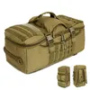 Duffel Bags Táticas Militares Mochila 60L Grande Capacidade Multifuncional Men Travel Bag Mochila À Prova D' Água Nylon Bolsa de Ombro Mochila 230715