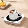 Кофейная кружка теплее для стола, умная теплая тарелка для отопления молока, молока и горячий шоколад