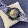 DIW 5711 Watch 324 Mechanical Movement Carbon Fiber Shell Diameter 40MM Black Dial Sapphire Crystal Glass Super Luminous Waterproof