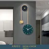 Väggklockor Creative Modern Clock Quartz Silent Living Room Hands Large Fashion Digital Relogio de Parede Decor