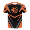 Мужские рубашки T Mortal Kombat 11 Файфы 3D Print Cosplay Strestwear Мужчина Женская мода O Sece Trub