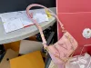 Fashion Emed EASY POUCH ON STRAP Bag Handbag Women Messenger Handbags Chain Shoulder Crossbody Bags Designer Wallets Water Ripples Tote