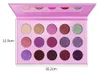 Beauté mat perle paillettes couleur terre scintillante 15 couleurs ombre à paupières palette maquillage ombre à paupières, nombreux choix de style, prise en charge du LOGO personnalisé