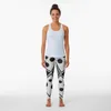 Active Pants Bird Dice Grey Leggings Gym Woman Tight Fitting Women