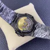 DIW 5711 Mens watch 324 mechanical movement Carbon fiber shell Diameter 40MM Black dial Sapphire crystal glass Super luminous waterproof